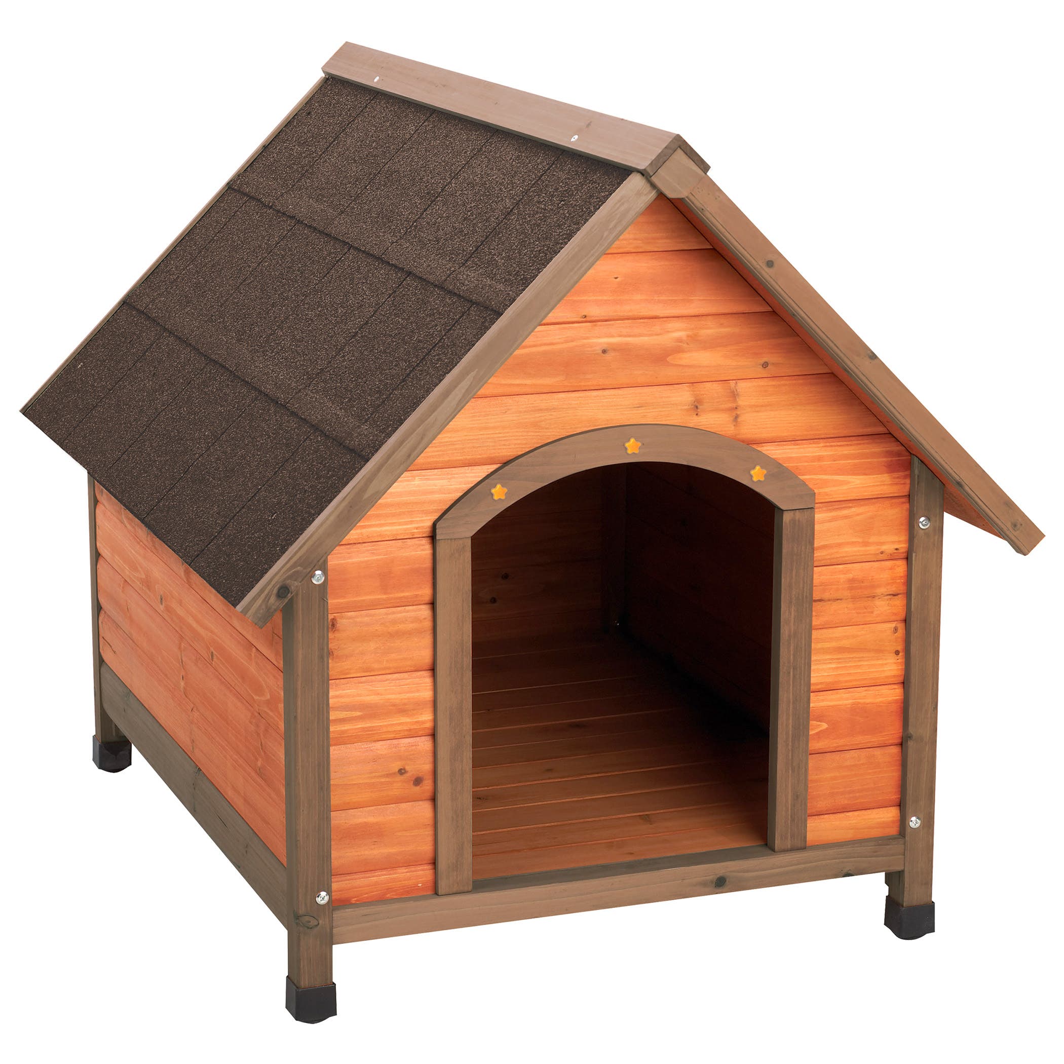 Ware 01707 Doghouse, 40 in OAL, 33 in OAW, 35-1/2 in OAH, Wood