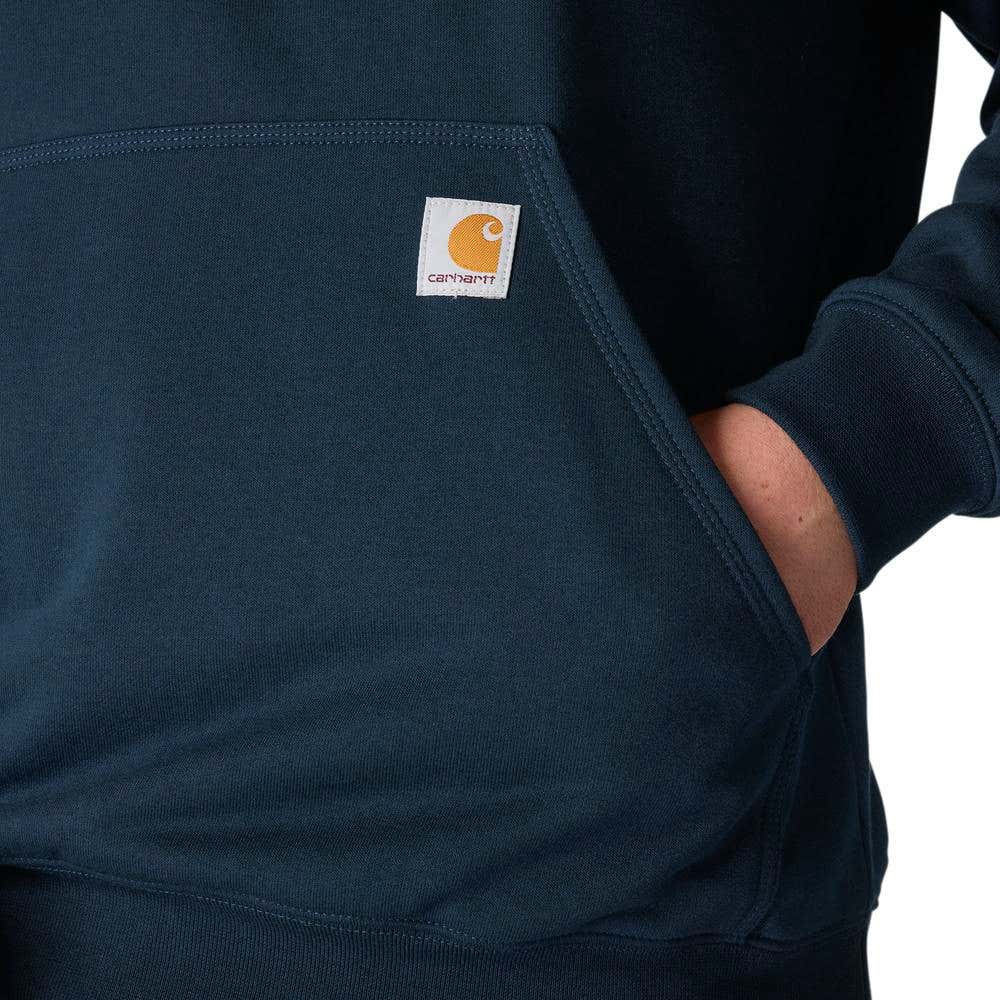 Carhartt Men's Rain Defender Loose Fit Midweight 1889 Graphic Sweatshirt, New Navy, M
