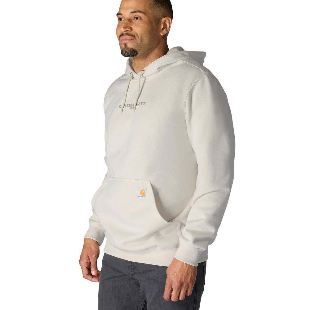 Carhartt Men's Rain Defender Loose Fit Midweight 1889 Graphic Sweatshirt, Malt, L