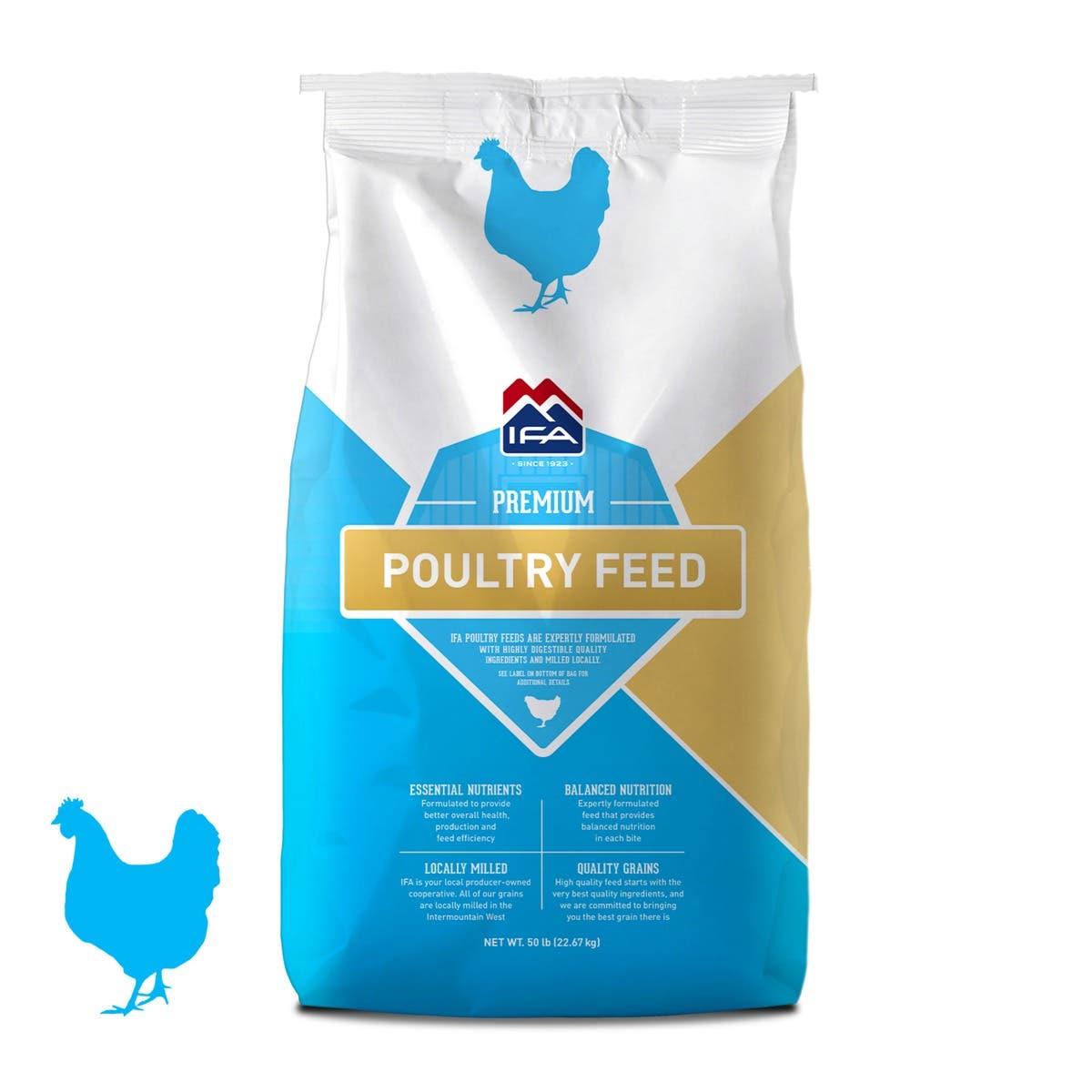 IFA Poultry Broiler Grower-Finisher, 50 Lb. Bag
