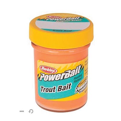 Berkley PowerBait Series Biodegradable Bait, Trout, Fluorescent Orange Bait
