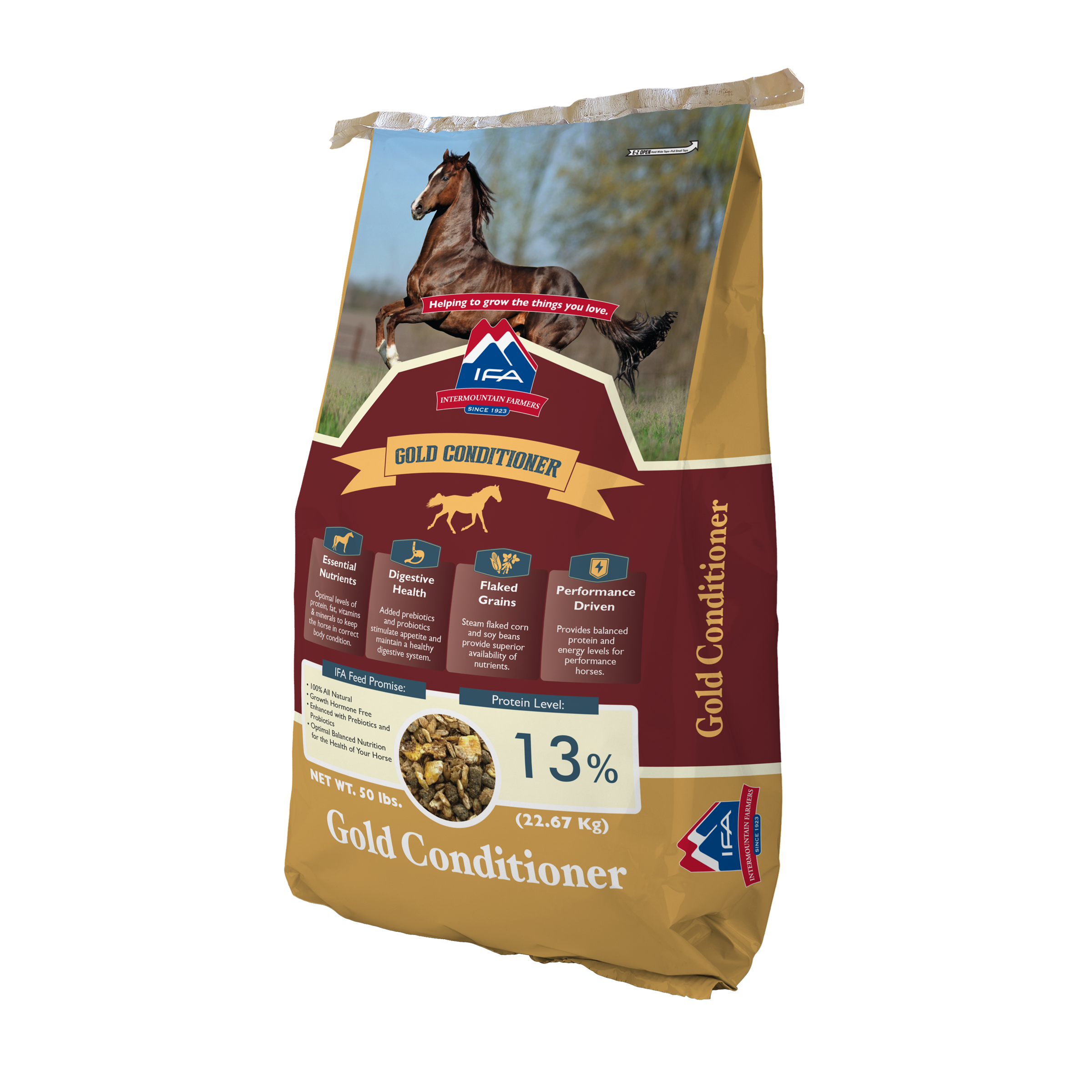 IFA 13% Gold Horse Conditioner, 50 Lb.