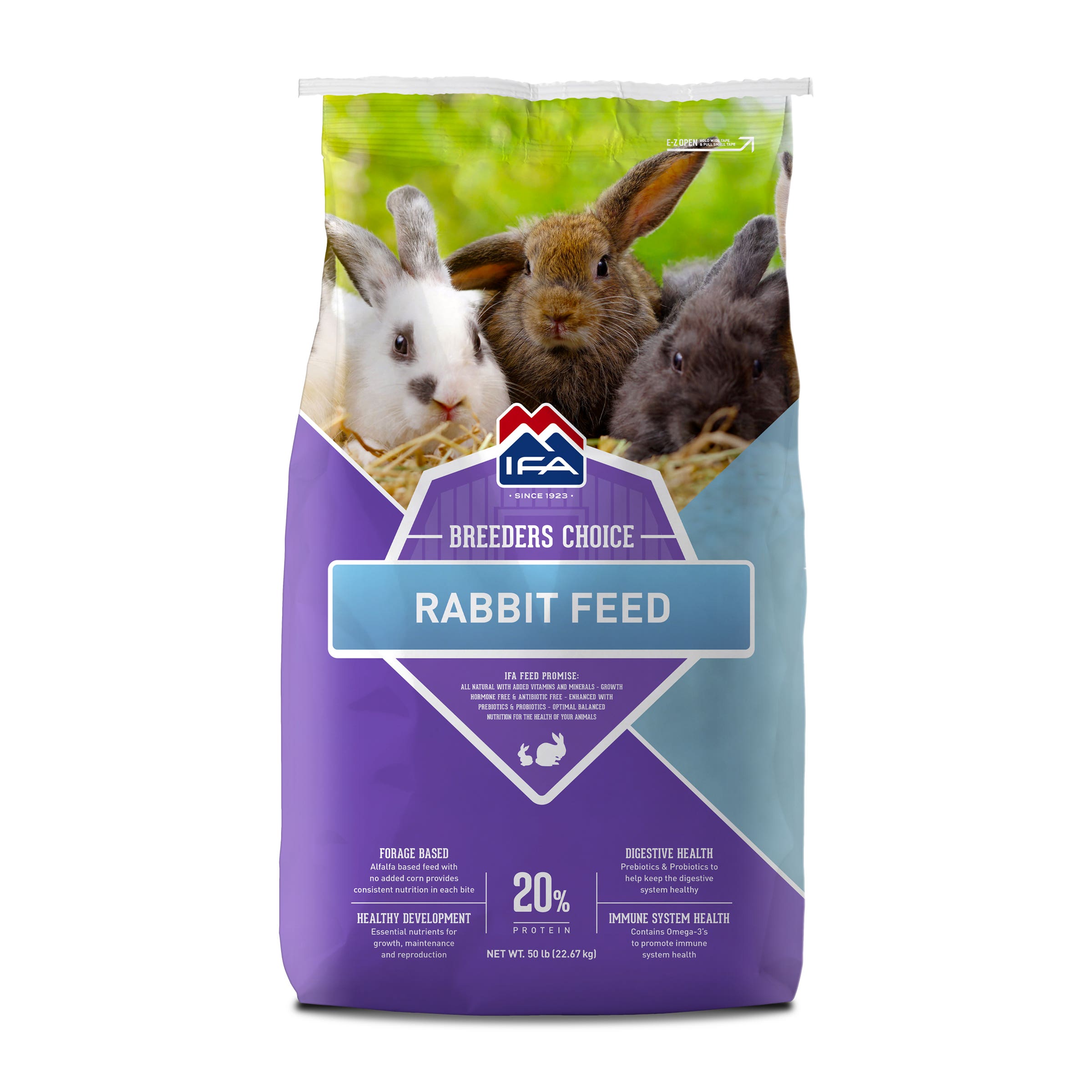IFA Breeders Choice Rabbit, 50 Lb. Bag