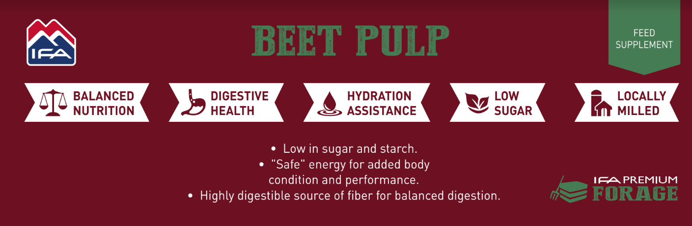 IFA Beet Pulp Pellets , 40 Lb.