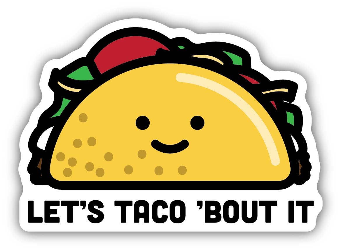 Stickers Northwest Sticker, LET'S TACO BOUT IT