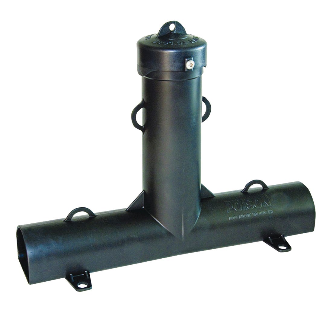 J.T. Eaton Bait Station, 15-1/4 in L, 4-1/2 in W, 12 in H, Plastic, Black