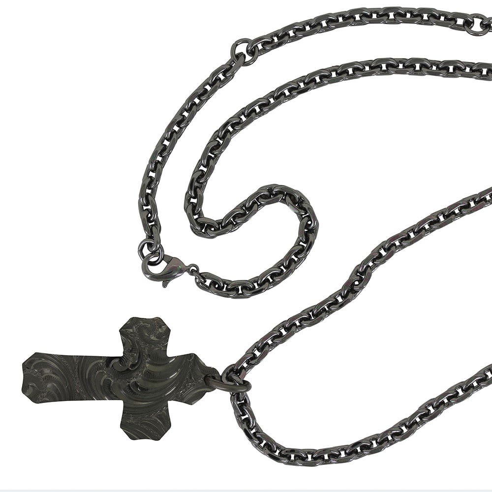 Montana Silversmiths Faded Glory Cross Necklace