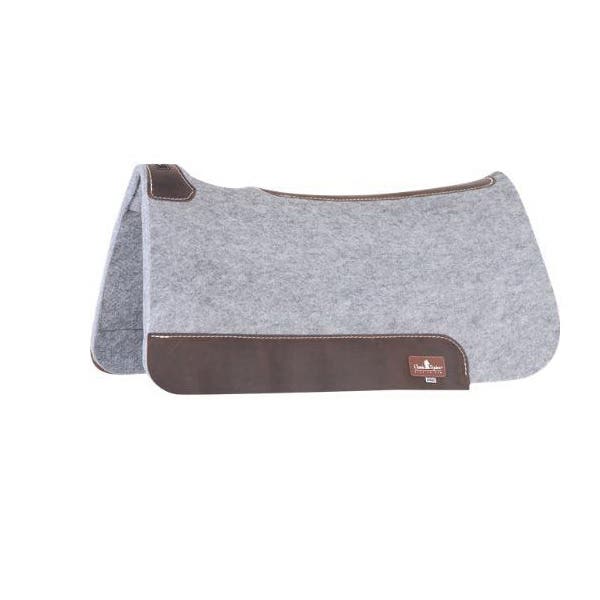 Classic Equine Saddle Pad, 1 in Thick, Felt/Wool