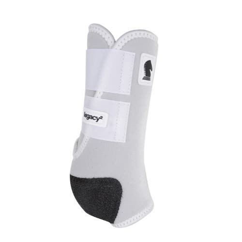 Classic Equine Legacy2 Support Boots, L, Neoprene, White - 34746
