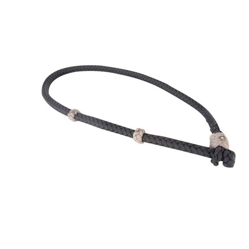 Rattler Neck Rope, Braided Rope, Black Tan