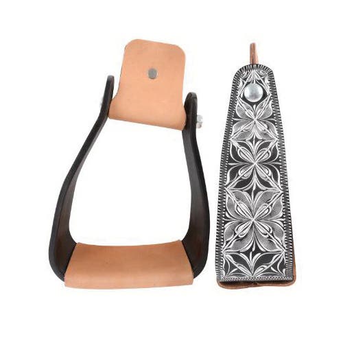 Cashel Slanted Stirrup, Aluminum, Black