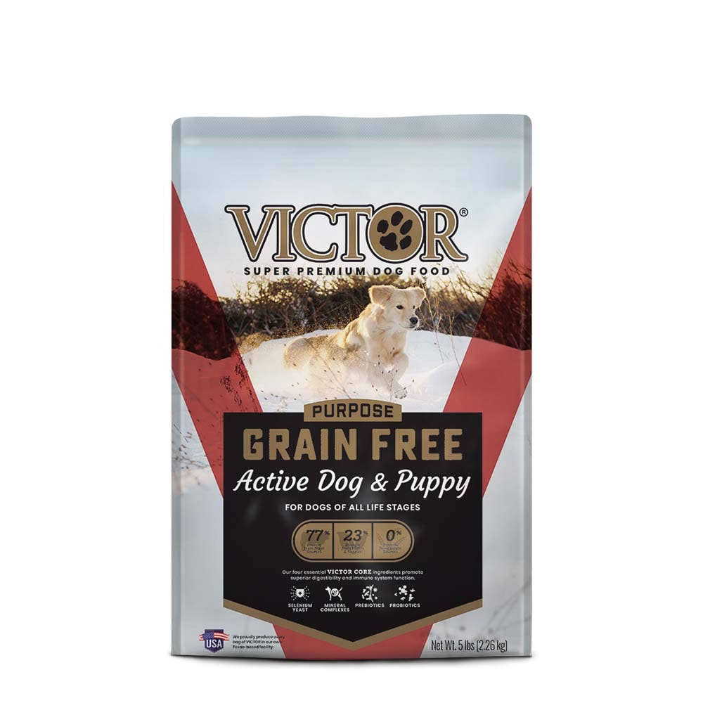 Victor 2295 Dog Food, Dry, Beef, Sweet Potato, 5 lb, Bag