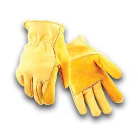 Golden Stag 207-S Gloves, Men's, S, Index Thumb, Rolled Cuff, Cowhide Leather