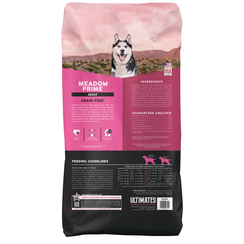 Pro Pac Ultimates Meadow Prime Dog Food Dry 28 lb