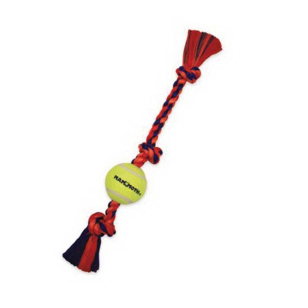 Mammoth Flossy Chews Dog Toy, L, 3-Knot, Cotton, Multi-Color