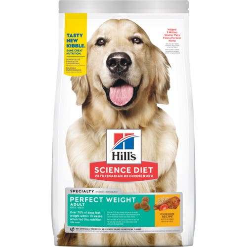 Science Diet 10116 Dog Food, Perfect Weight, Chicken, Dry, 28.5 lb