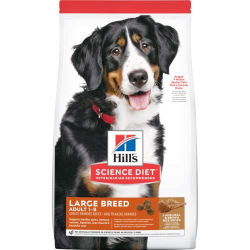 Science Diet Dog Food, L Breed, Dry, Brown Rice, Lamb Flavor, 30 lb