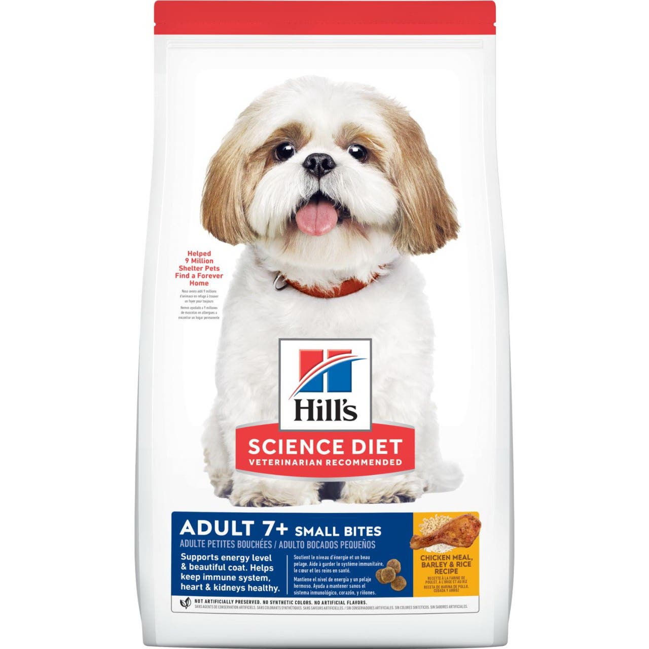 Science Diet 8925 Dog Food, S Breed, Dry, Barley, Chicken, Rice Flavor, 17.5 lb