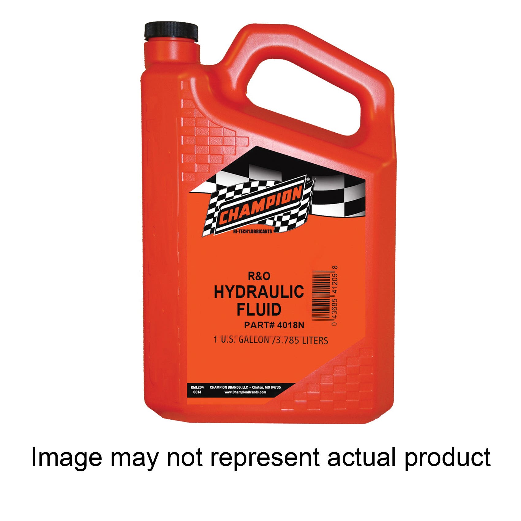 Champion 4019D Rust and Oxidation Hydraulic Fluid, 5 gal, Light Amber