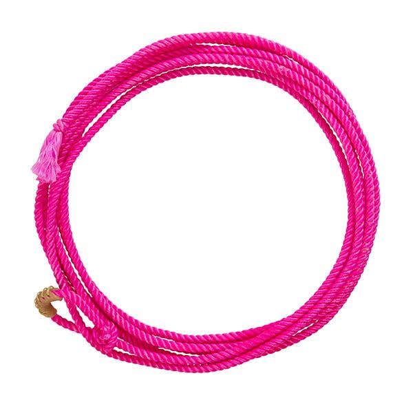 Weaver Leather Kid's Rope, 5/16 in Dia, 20 ft L, Nylon, Hot Pink