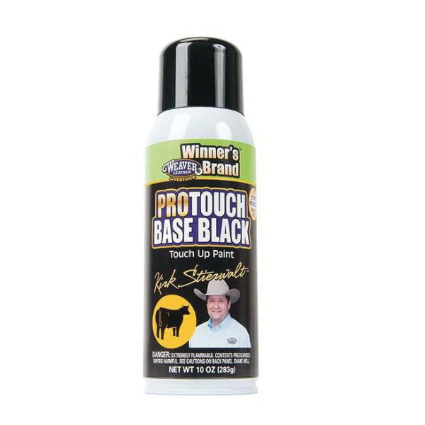 Weaver Livestock Pro Touch Paint, Aerosol, Black, 10 oz