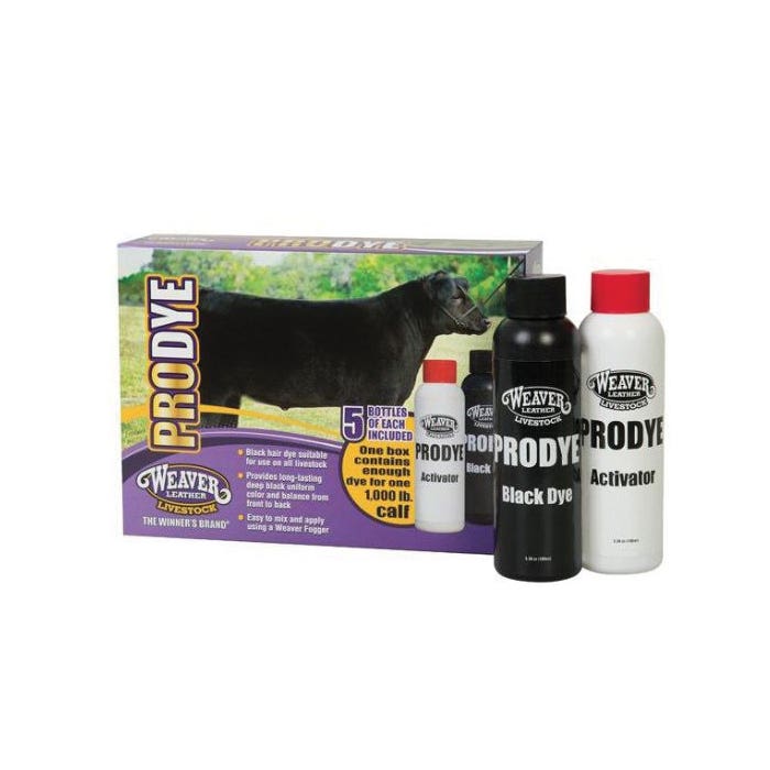 Weaver Livestock Prodye Livestock Hair Dye, Liquid, Yellow, Characteristic Box