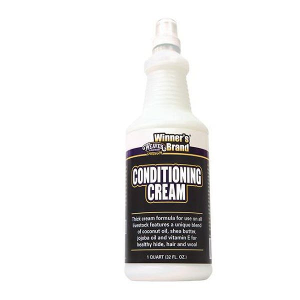 Weaver Livestock Conditioning Cream, Liquid, Cream/Opaque White, Clove Essential Oil, 1 qt