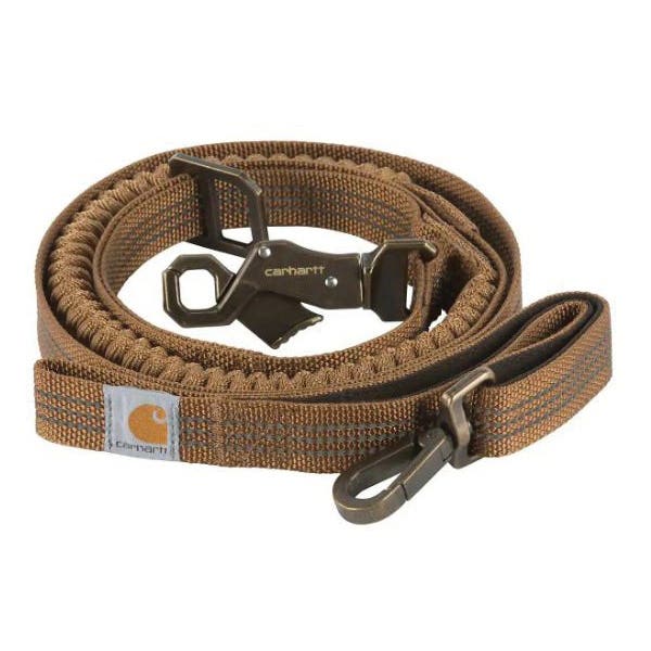 Carhartt Dog Leash, 6 ft L, Neoprene Rubber Line, Carhartt Brown/Dark Brown, One-Size Breed