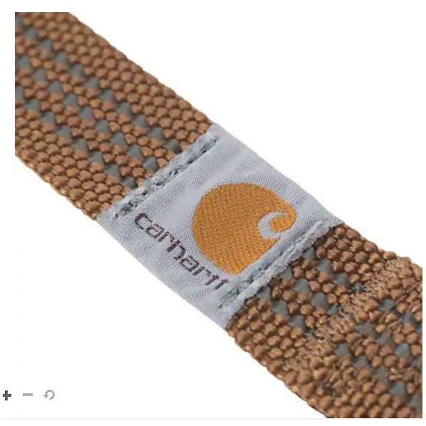 Carhartt Dog Leash, 6 ft L, Neoprene Rubber Line, Carhartt Brown/Dark Brown, One-Size Breed