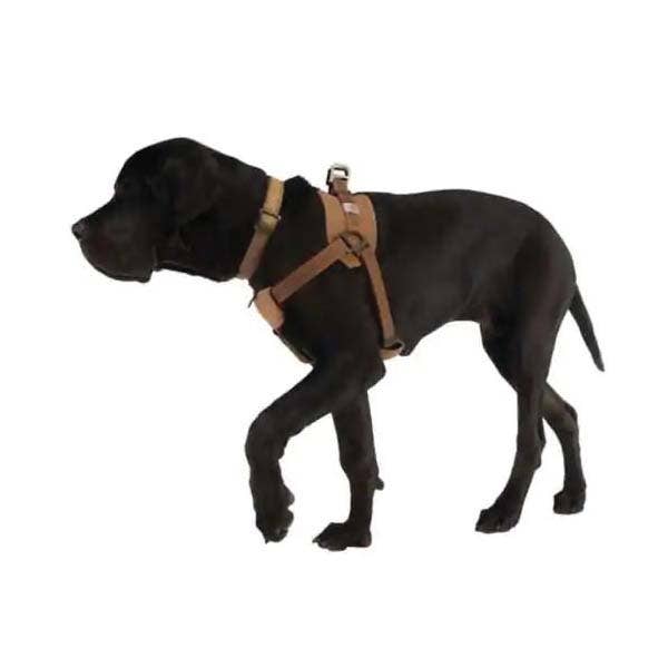 Carhartt Dog Harnesses, S, Fastening Method: Buckle, D-Ring, Duck Canvas/Nylon Harness, Brown