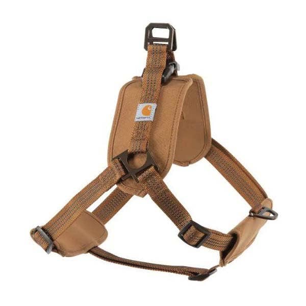 Carhartt Dog Harnesses, S, Fastening Method: Buckle, D-Ring, Duck Canvas/Nylon Harness, Brown