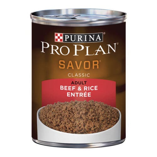Pro Plan Savor Dog Food Wet Beef and Rice 13 oz