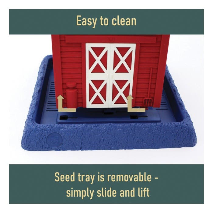 North States Village Collection Americana Barn Birdfeeder