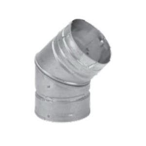 DuraVent PelletVent Elbow, 45 deg Angle, 4 in