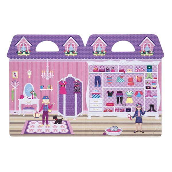 Melissa & Doug Puffy Stickers Dress-Up Play Set, 11-1/2 in L, 8-1/4 in W