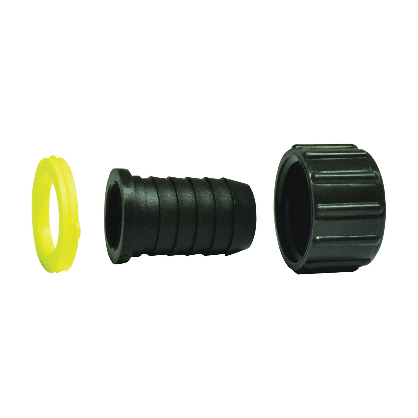 Green Leaf Assembly Fitting, 1/2 in, Barb, Polypropylene