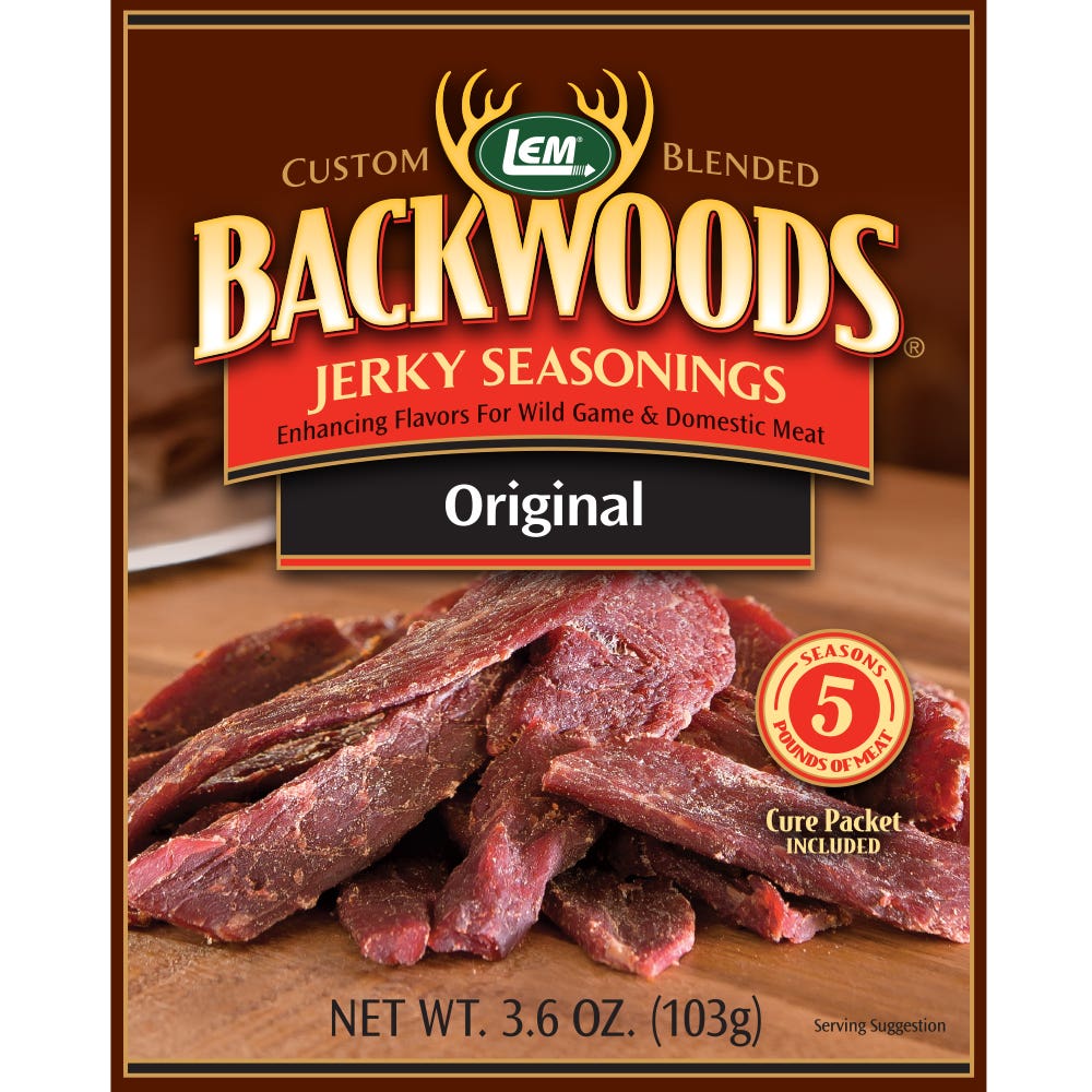LEM BACKWOODS Original Jerky Seasoning, 3.6 oz