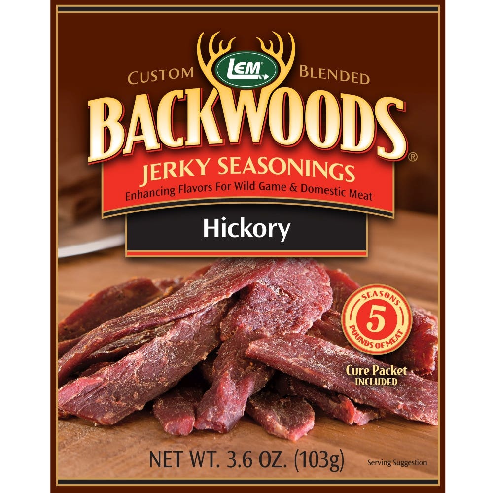 LEM BACKWOODS Hickory Jerky Seasoning, 3.65 oz