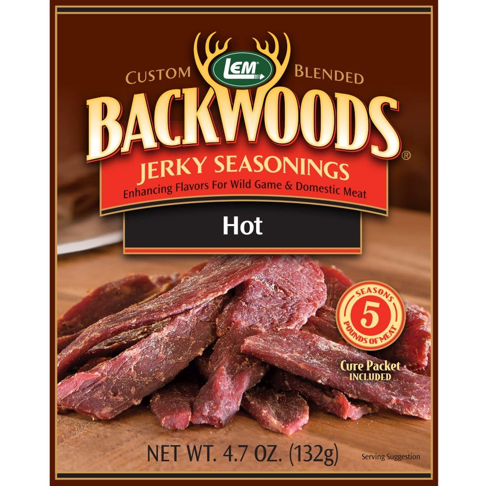 LEM BACKWOODS Hot Jerky Seasoning, 4.68 oz
