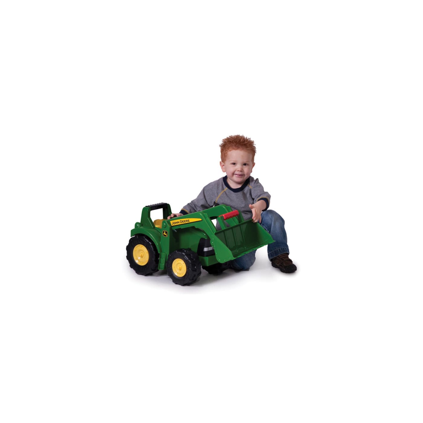 John Deere Toys Big Scoop Tractor Toy with Loader