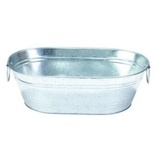Miller Oval Galvanized Utility Tub, 2 gal