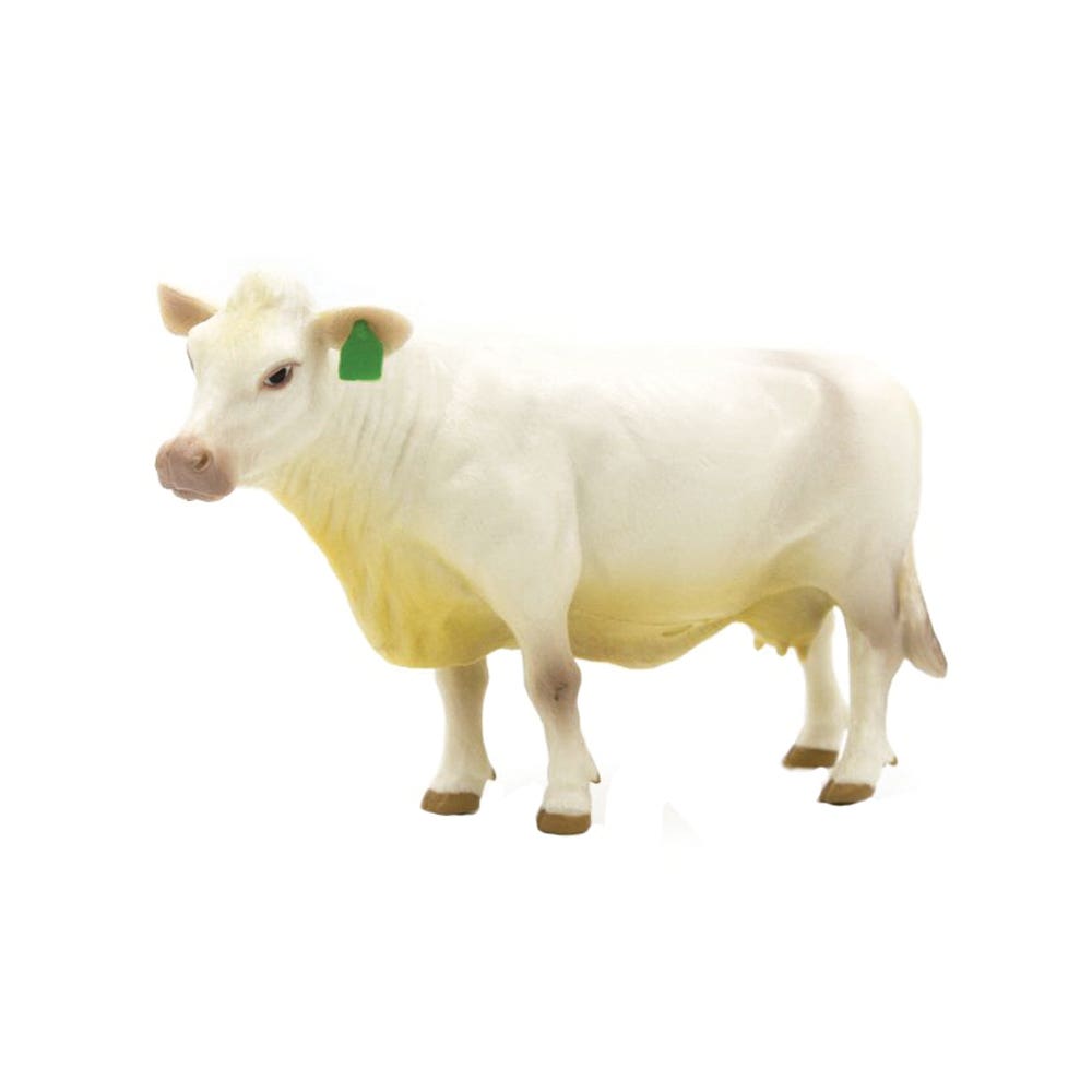 Little Buster Toys 1:16 Scale Charolais Cow, Plastic