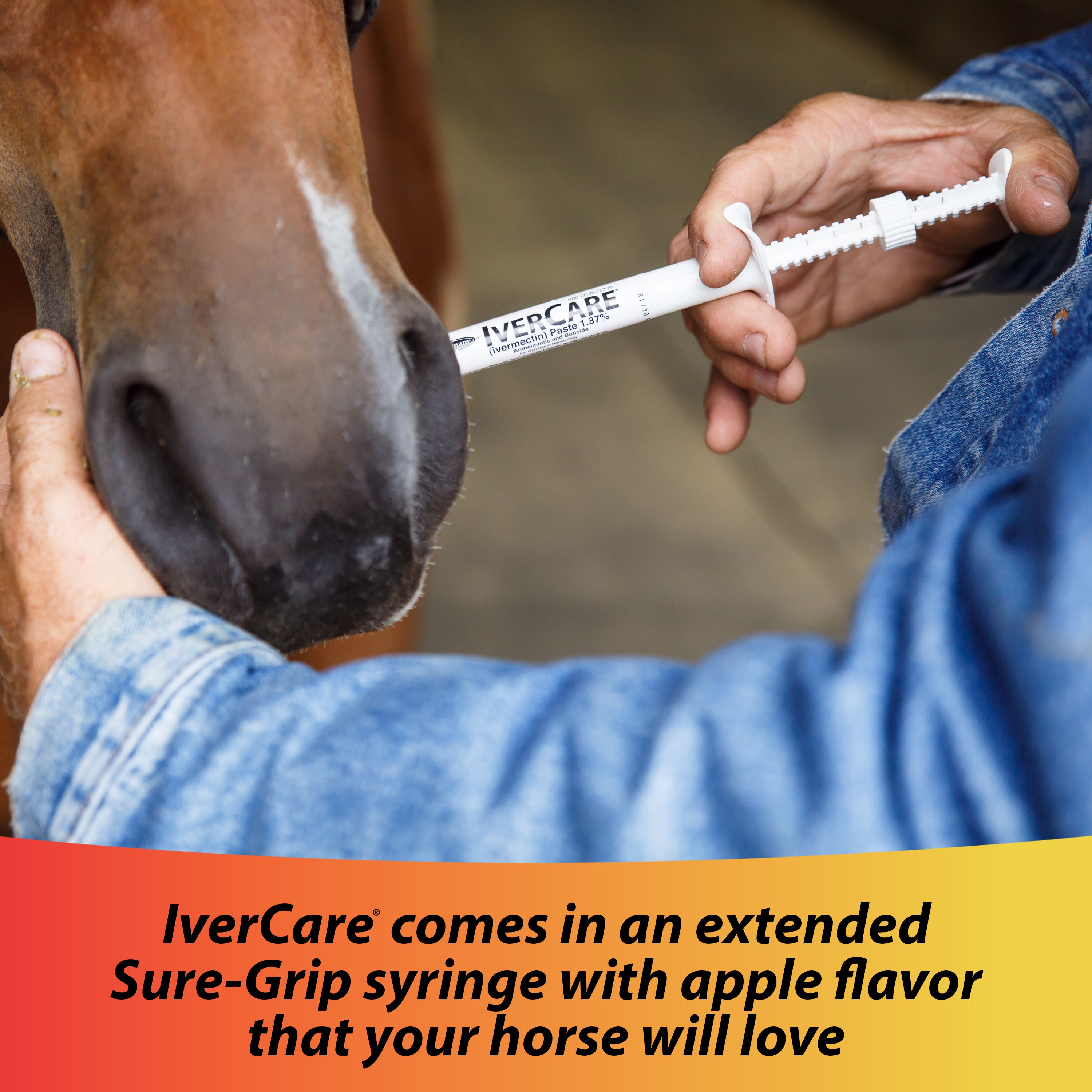 Farnam Ivermectin Paste Dewormer, Apple Flavor