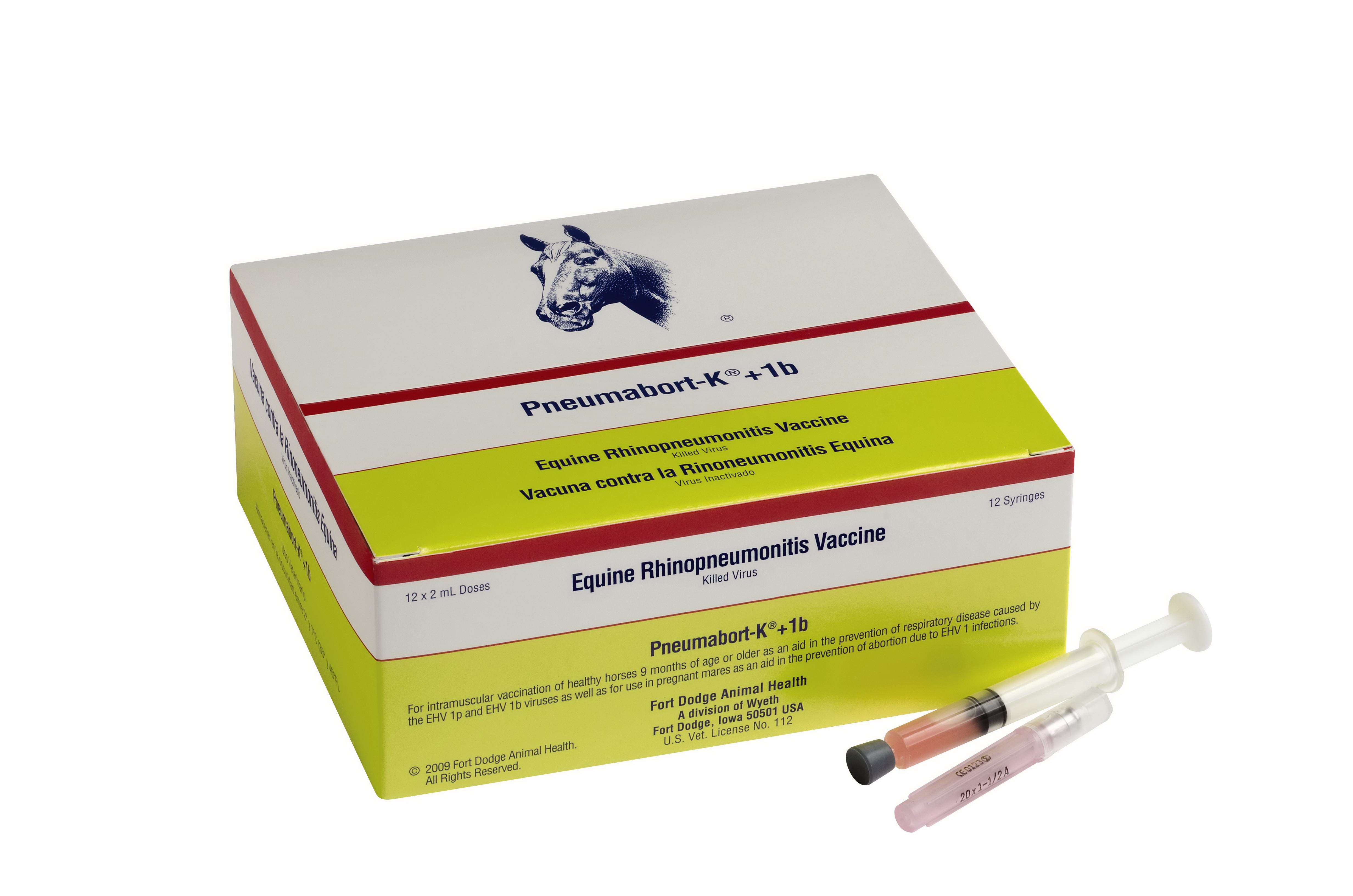 PNEUMABORT-K Equine K+1B Rhinopneumonitis Vaccine 1 ds