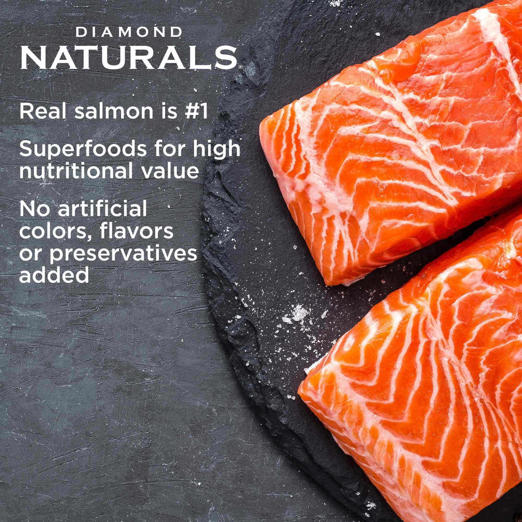 Diamond Naturals Skin & Coat All Life Stages Salmon & Potato Dry Dog Food, 30 lb