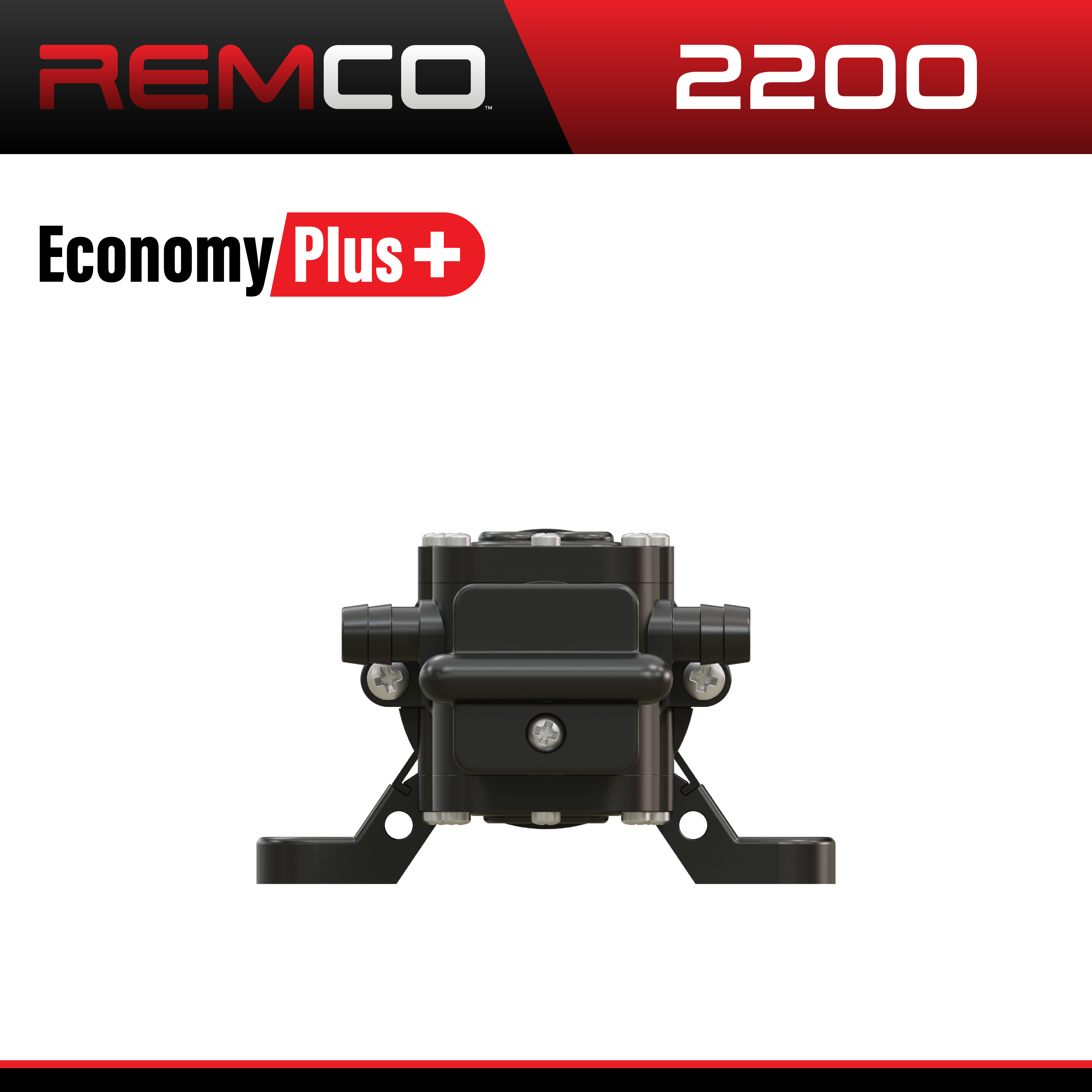 Remco Economy Plus Series Standard Water Pump, 3 A, 12 VDC, 3/8 in Outlet
