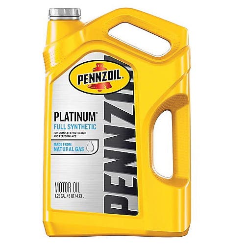 Pennzoil Platinum 550022687 Full Synthetic Motor Oil, 0W-20, 1 qt