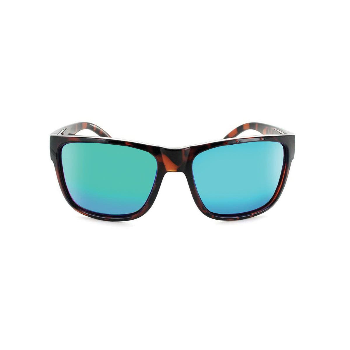 Optic Nerve Kingfish Sunglasses, Sports Wrap Frame, Plastic Frame, Shiny Dark Demi Frame, Polarized