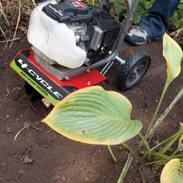 Earthquake MC440 Cultivator, 87+ Octane Unleaded Gasoline, 40 cc Engine Displacement, 4-Cycle Engine, Recoil Start