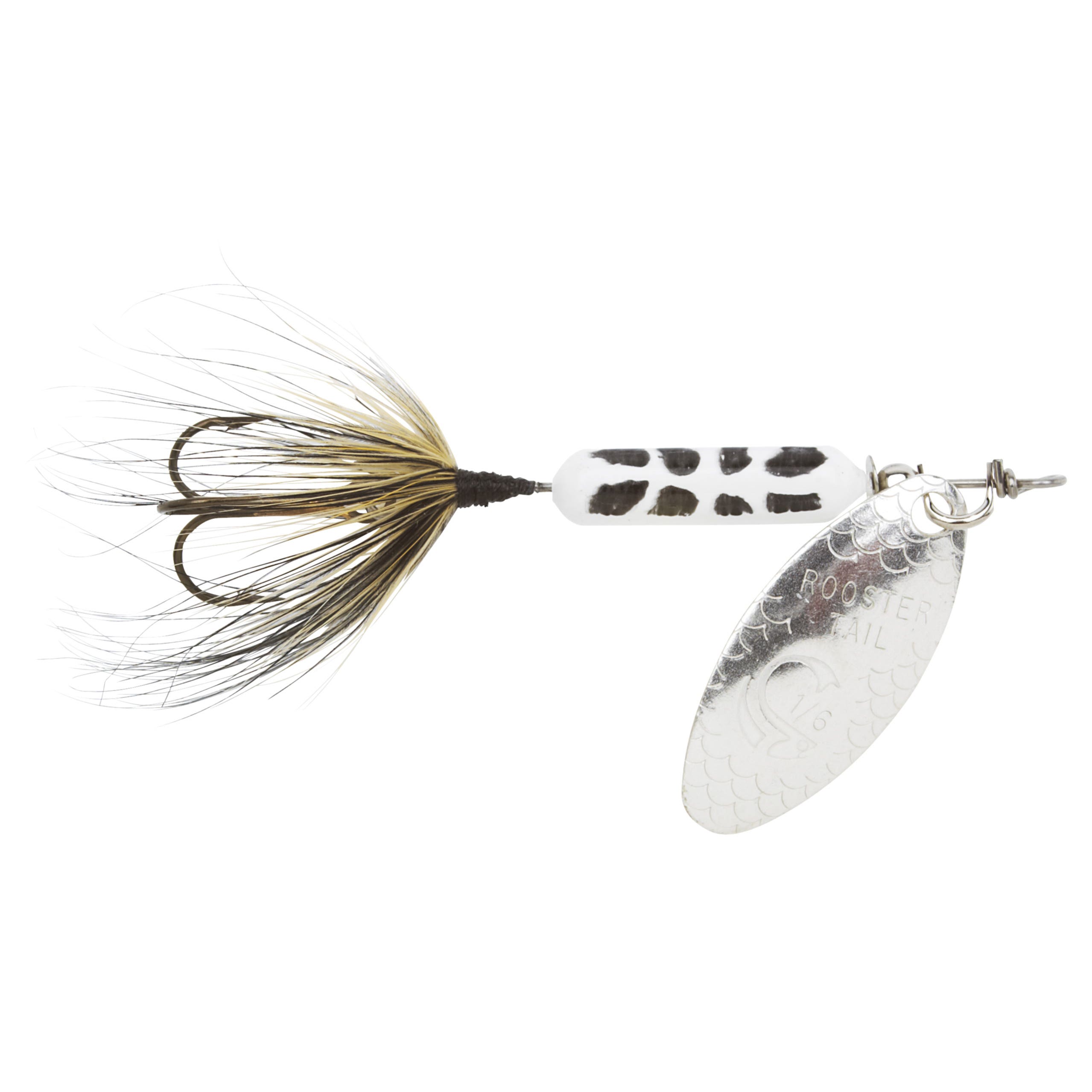 Worden's Fishing Lure, Bass, Crappie, Perch, Trout, White Coachdog Lure